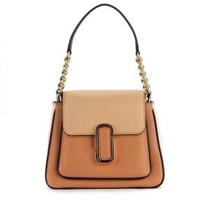 Marc Jacobs Tan and Brown Shoulder Bag